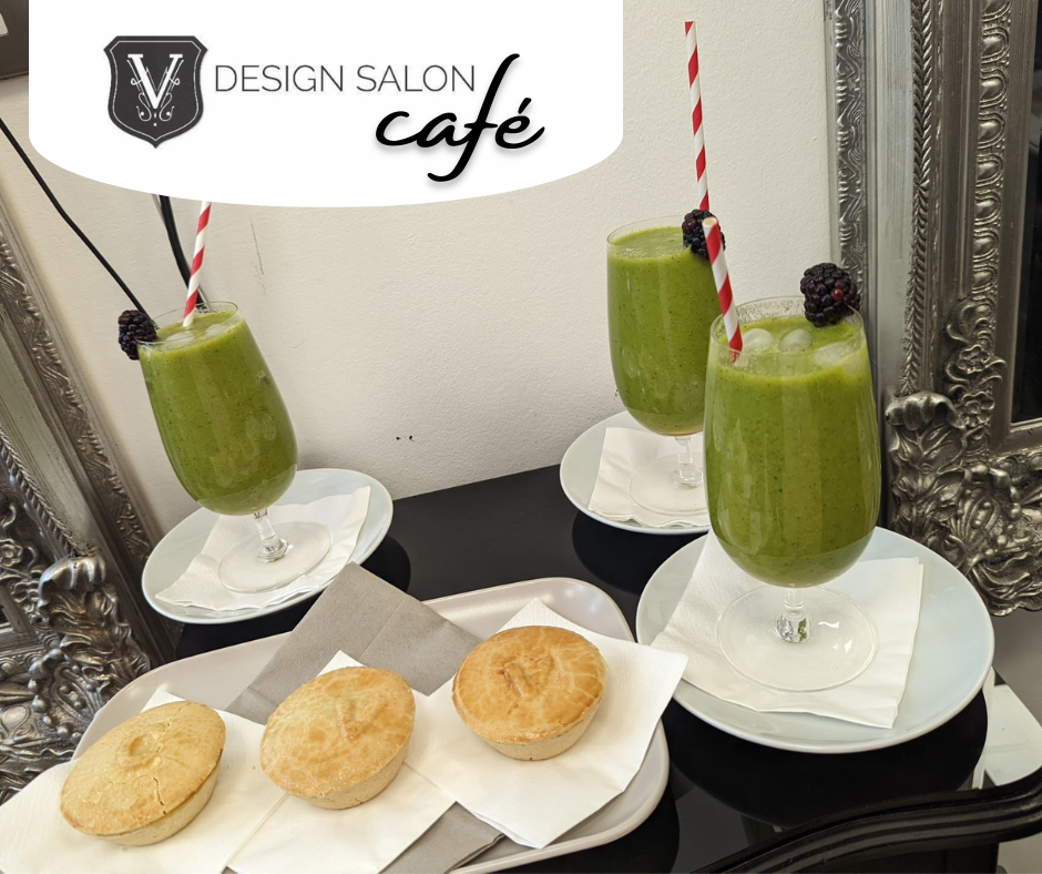 V Design Salon Café Menu